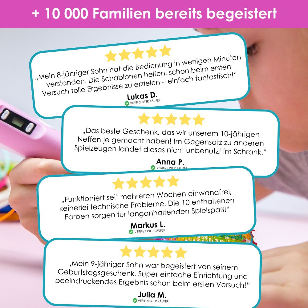 Das komplette Geschenkbox 3D-Stift